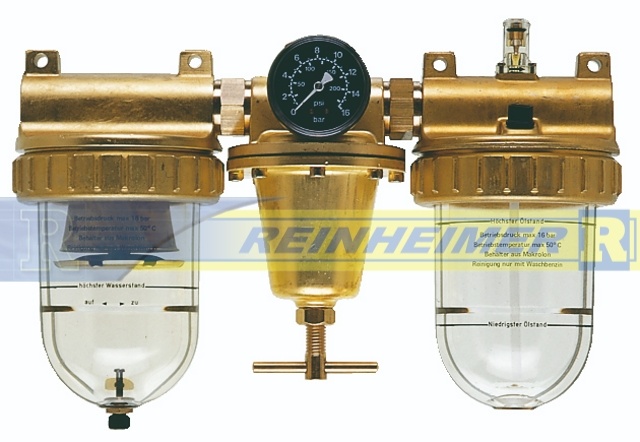 Wartungseinheit 3-teil. 1/2-0,5-10