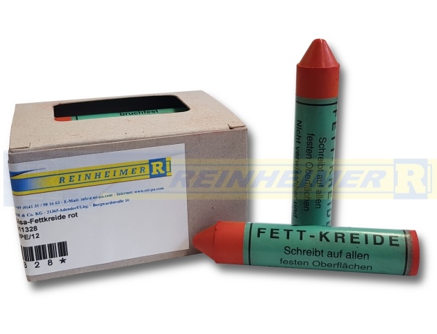 Sisa-Fettkreide rot/VE12
