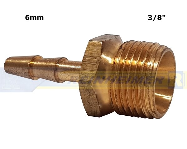 Schlauchtülle 6mm, G3/8A=16,7mm