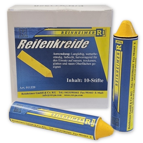 Reifenkreide gelb/VE10