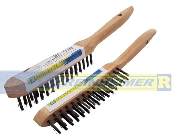 Handdrahtbürste 2-reihig